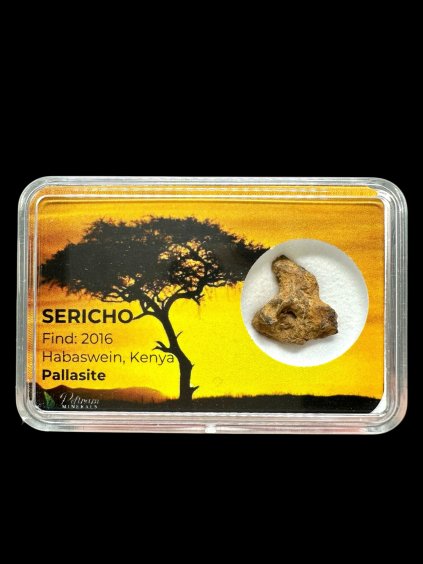 Meteorit Pallasit Sericho 1,3g – Keňa