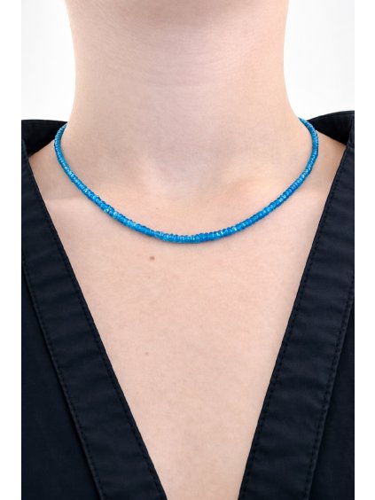 Apatite necklace 45 cm