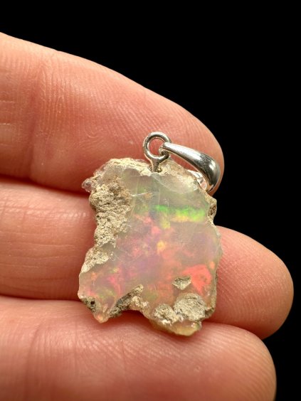 Silber Edelopal Anhänger