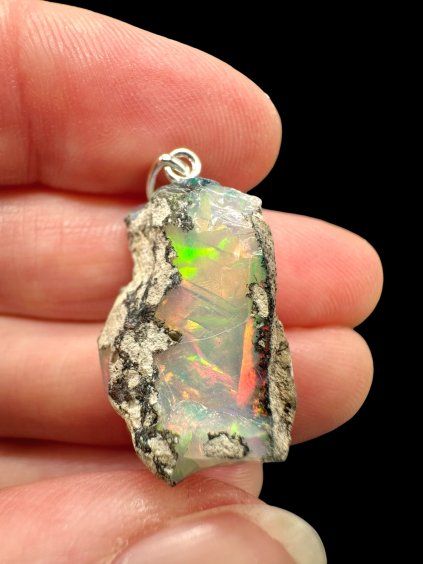 Silber Edelopal Anhänger