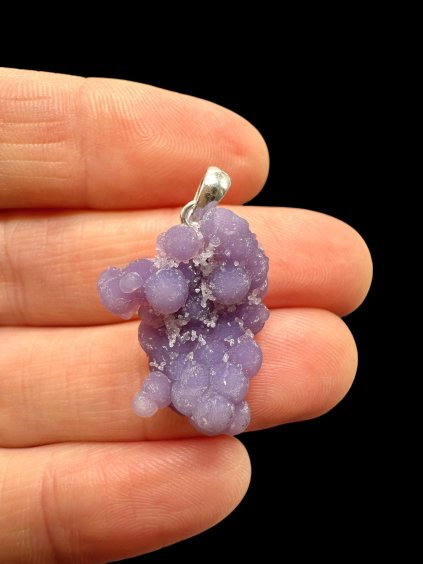 Silber Traubenchalcedon Anhänger