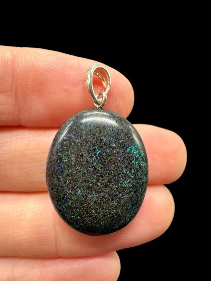 Silberanhänger aus australischem Opal