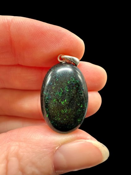 Silberanhänger aus australischem Opal