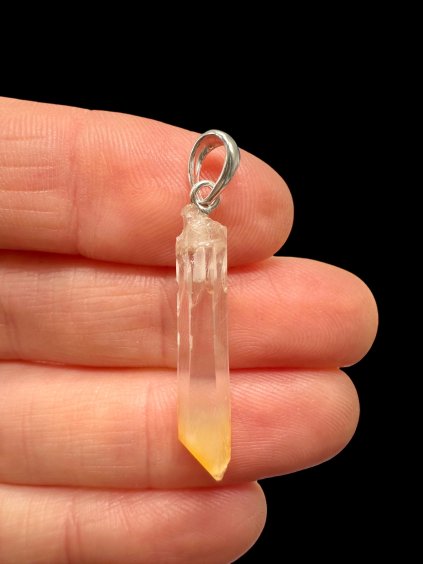 Mango-Kristall-Silberanhänger – Kolumbien