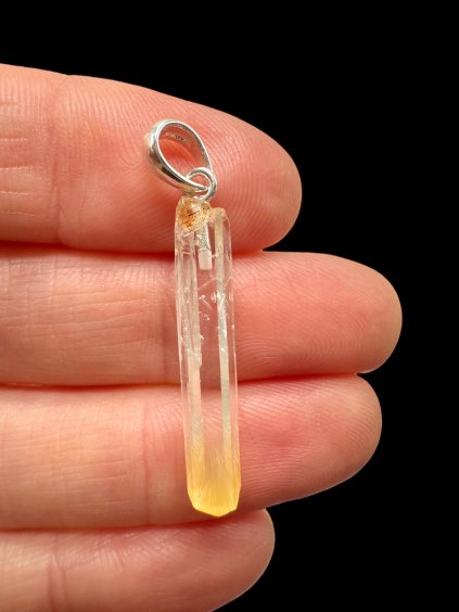 Mango-Kristall-Silberanhänger – Kolumbien