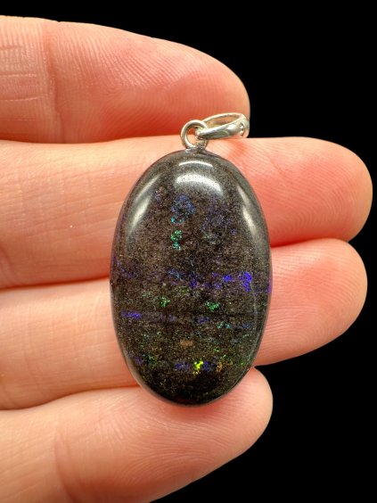 Silberanhänger aus australischem Opal