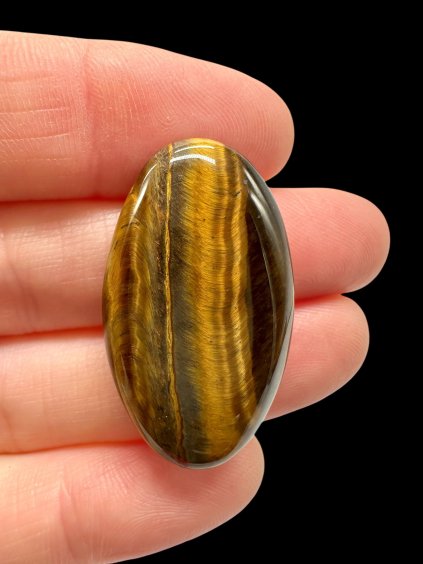 Tigerauge-Cabochon – Südafrika