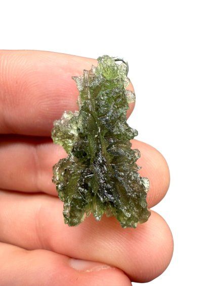 Silver moldavite pendant 3,3g