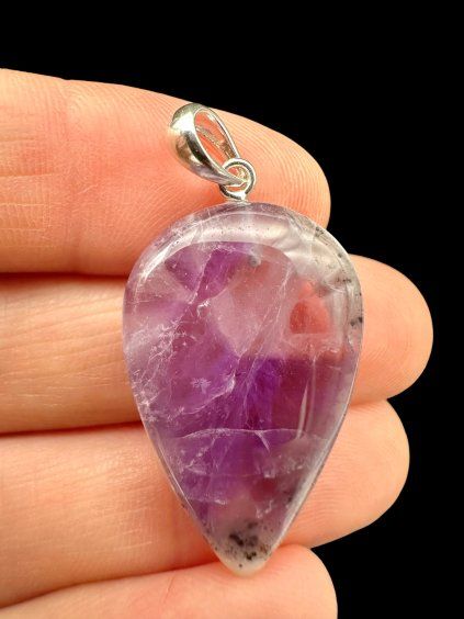 Silberanhänger aus Amethyst