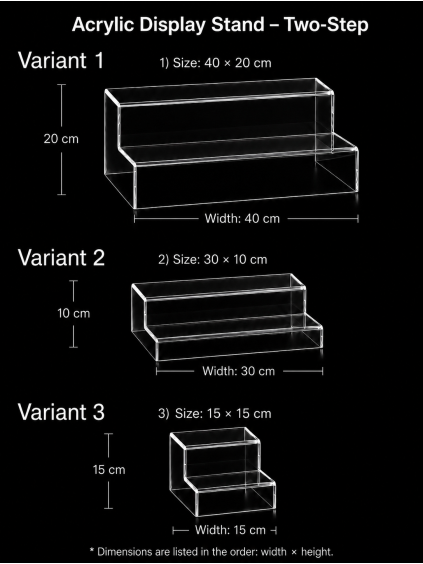 Plastic stairs – two-story