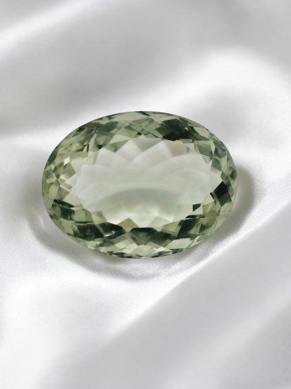 Faceted prasiolite from Brazil 19,9ct