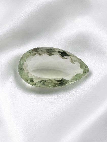 Faceted prasiolite from Brazil 11,5ct