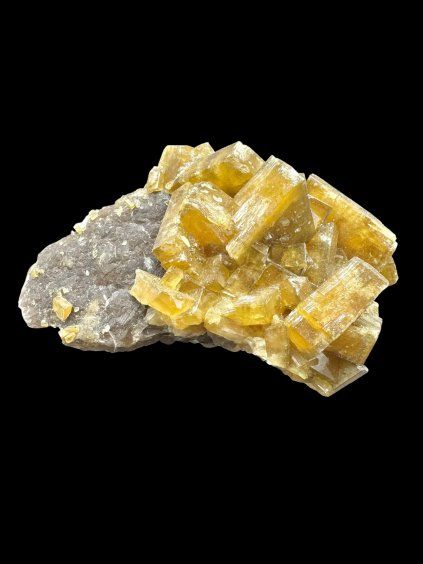 Baryte on fluorite – Xiefang Mine, China