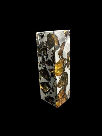 Meteorite Pallasite Seymchan – Rectangular prism 13,1g – Russia