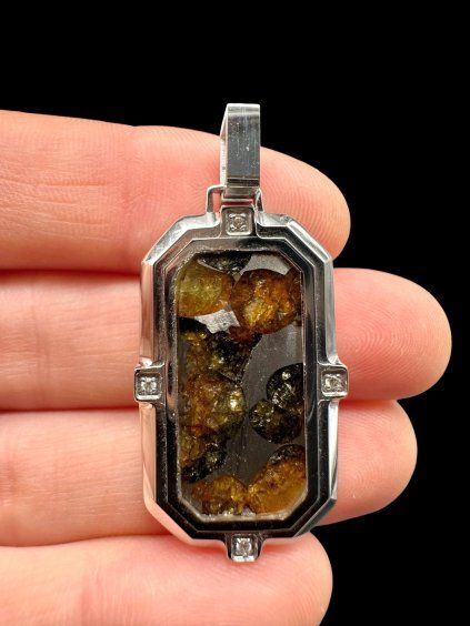 Sericho meteorite pendant