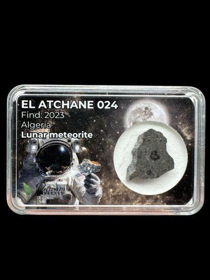 Lunární meteorit El Atchane 024 – 0,8g – Alžírsko