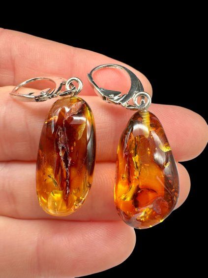 Amber Earrings