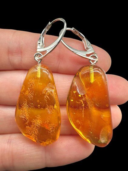 Amber Earrings
