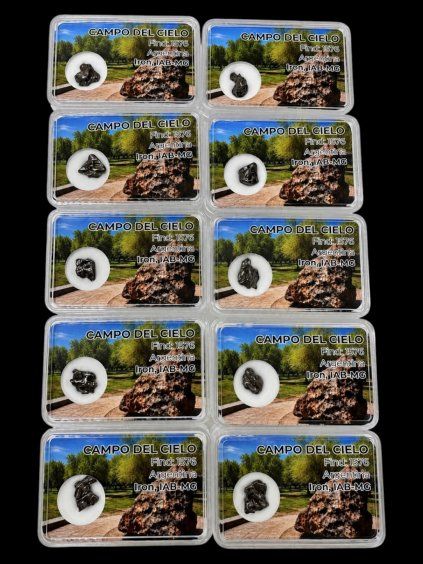 10 pcs Campo del Cielo meteorites – Argentina – random choice