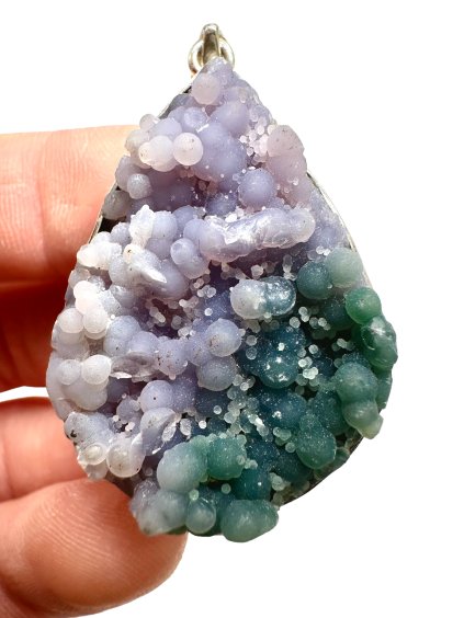 Traubenchalcedon Anhänger