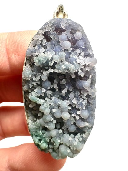 Grape chalcedony pendant