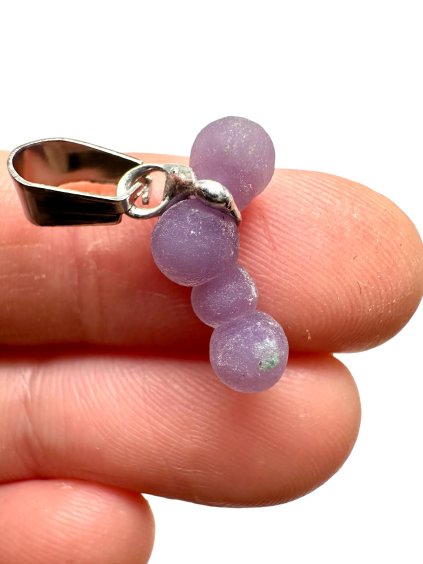 Grape chalcedony pendant