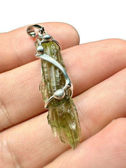 Moldavite pendant