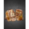 Lightning agate (pair) – Horni Halze (red), CZ