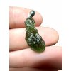 Silver moldavite pendant 2,4g