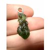 Silver moldavite pendant 2,4g
