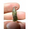 Silver moldavite pendant 2g