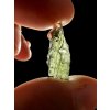 Silver moldavite pendant 2g