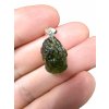 Silver moldavite pendant 2,6g