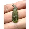 Silver moldavite pendant 1,6g