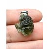 Silver moldavite pendant 2,2g