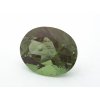 Faceted moldavite with a rare bubble 16,25ct