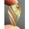 Petrified opalized wood with natural copper  – West Java, Indonesia