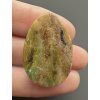 Petrified opalized wood with natural copper  – West Java, Indonesia