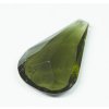 Faceted moldavite with a rare bubble 17ct