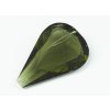 Faceted moldavite with a rare bubble 17ct