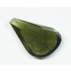 Faceted moldavite with a rare bubble 17ct