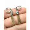 Moldavite earrings