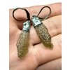 Moldavite earrings