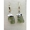 Moldavite earrings