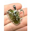 Moldavite pendant