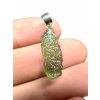 Silber Moldavit Anhänger 1,6g