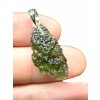 Silber Moldavit Anhänger 2,1g