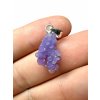 Silver grape chalcedony pendant