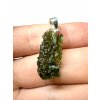 Silber Moldavit Anhänger 2,8g