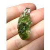 Silver moldavite pendant 2,4g